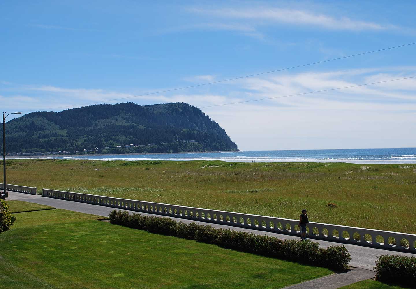 Seaside, OR trail and landscape